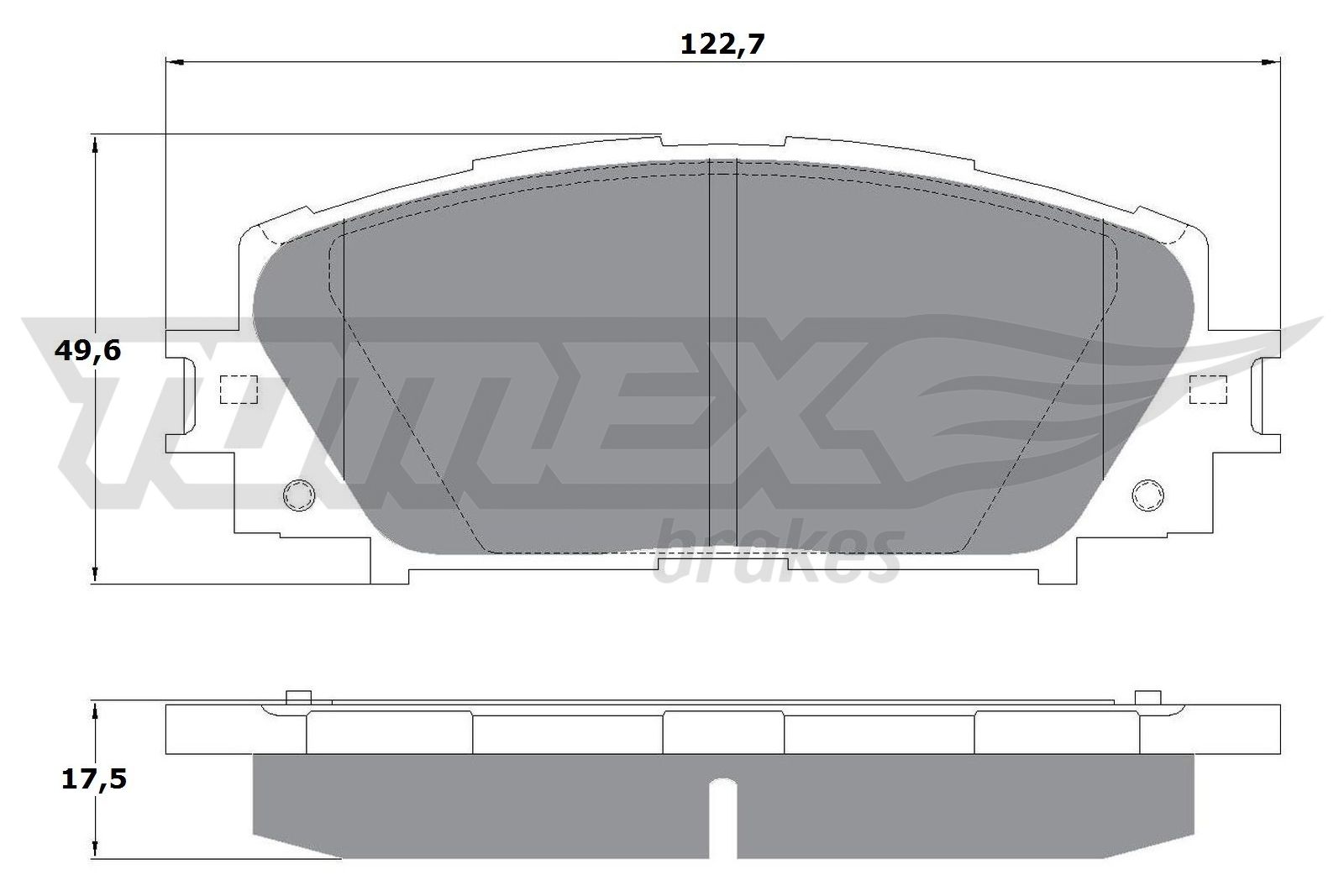 TOMEX Brakes TX 16-09 Sada...